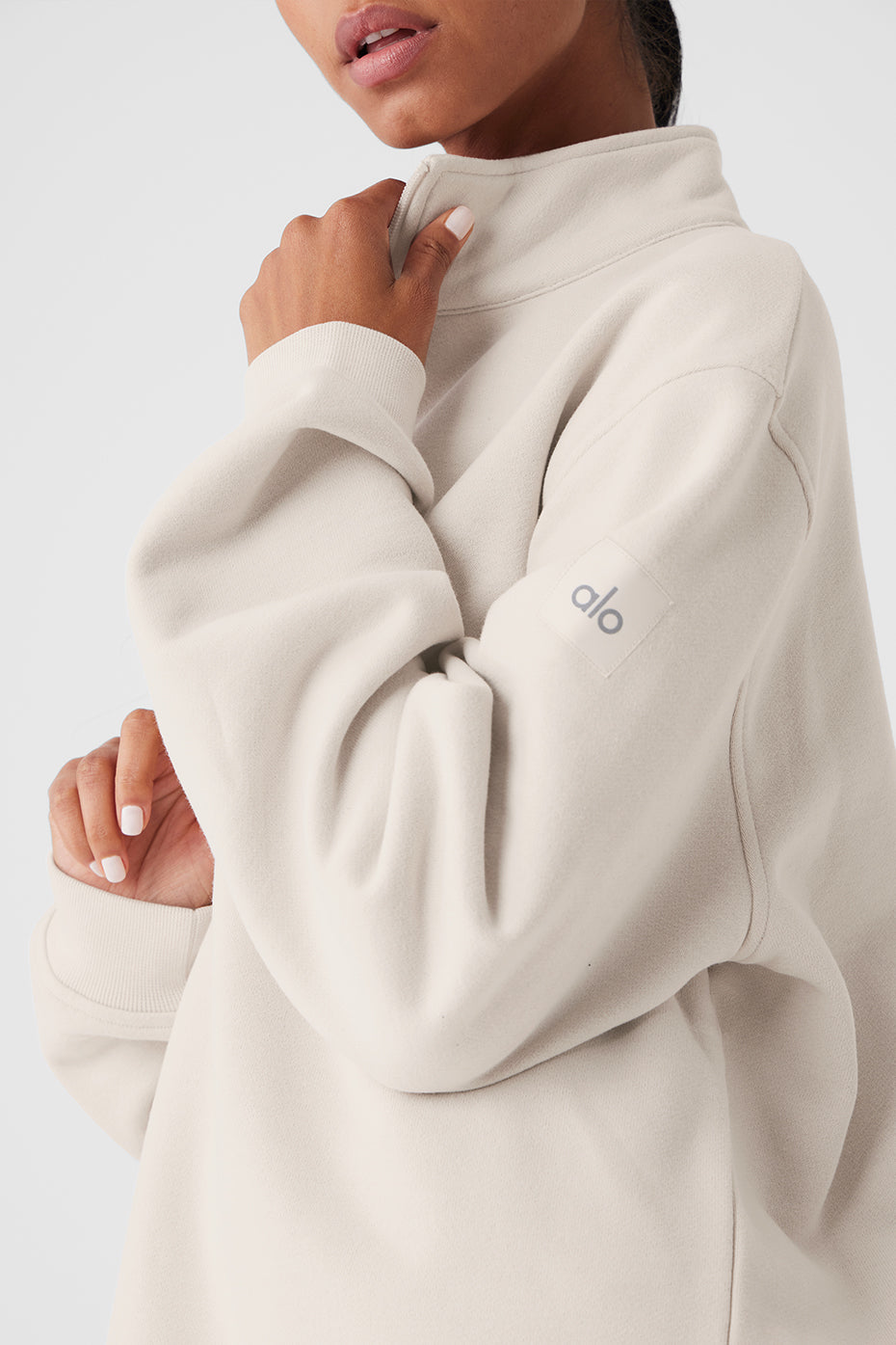 Renown Heavy Weight 1/4 Zip — Bone