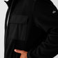 Polar Fleece Ridge Full Zip Zip Jacket — Black