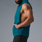 Renown Sleeveless Hooded Sweatshirt — Oceanic Teal