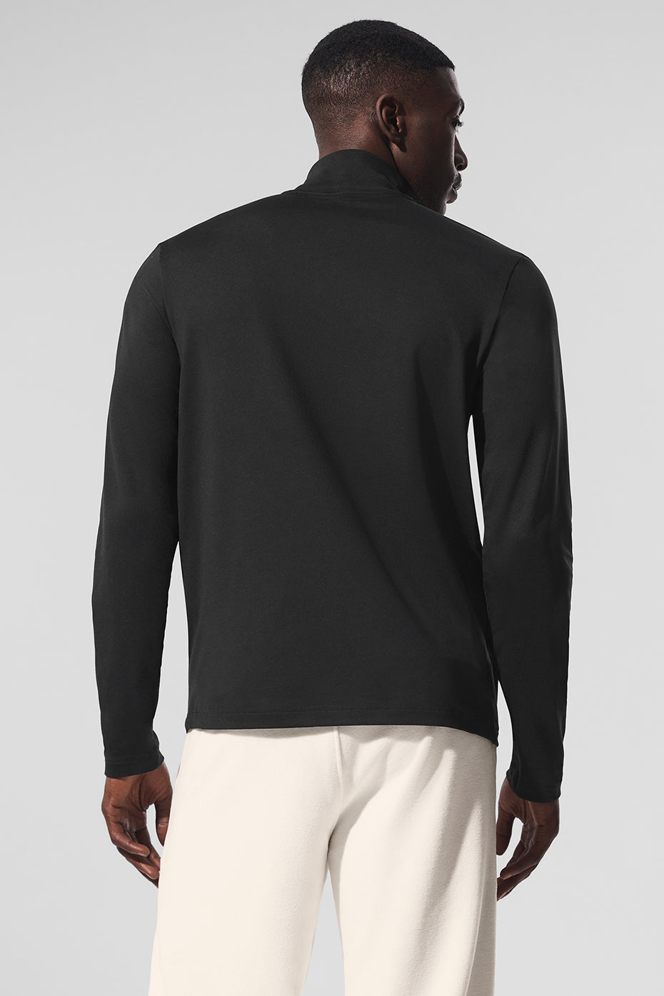 Conquer Reform Mock Neck Long‑Sleeve — Black