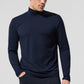 Conquer Reform Mock Neck Long‑Sleeve — Navy