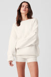 Scholar Crew Neck Sweater — Ivory