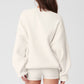 Scholar Crew Neck Sweater — Ivory