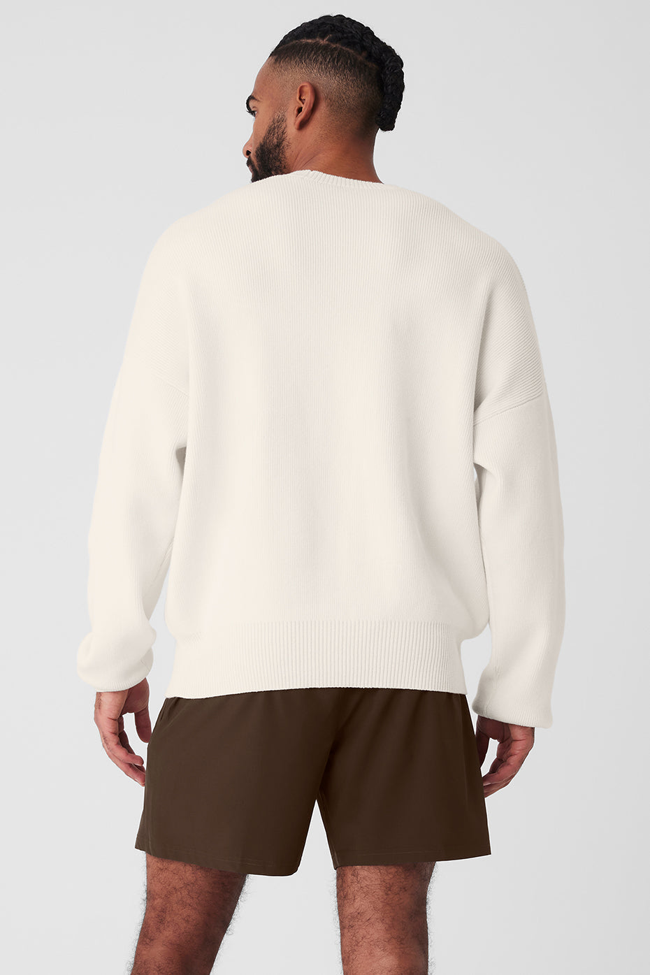 Scholar Crew Neck Sweater — Ivory