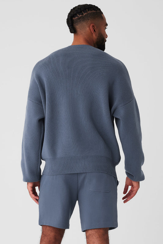 Scholar Crew Neck Sweater — Bluestone