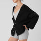 Scholar Cardigan Sweater — Black