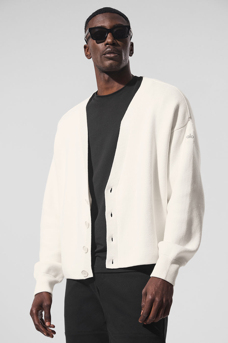 Scholar Cardigan Sweater — Ivory