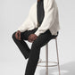Scholar Cardigan Sweater — Ivory
