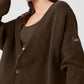 Scholar Cardigan Sweater — Espresso