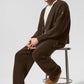 Scholar Cardigan Sweater — Espresso