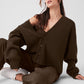 Scholar Cardigan Sweater — Espresso