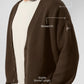 Scholar Cardigan Sweater — Espresso