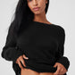 Cashmere Reform Long‑Sleeve — Black