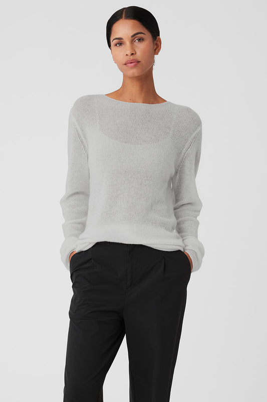 Cashmere Reform Long‑Sleeve — Dove Grey Heather