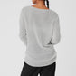 Cashmere Reform Long‑Sleeve — Dove Grey Heather