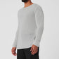 Cashmere Reform Long‑Sleeve — Dove Grey Heather