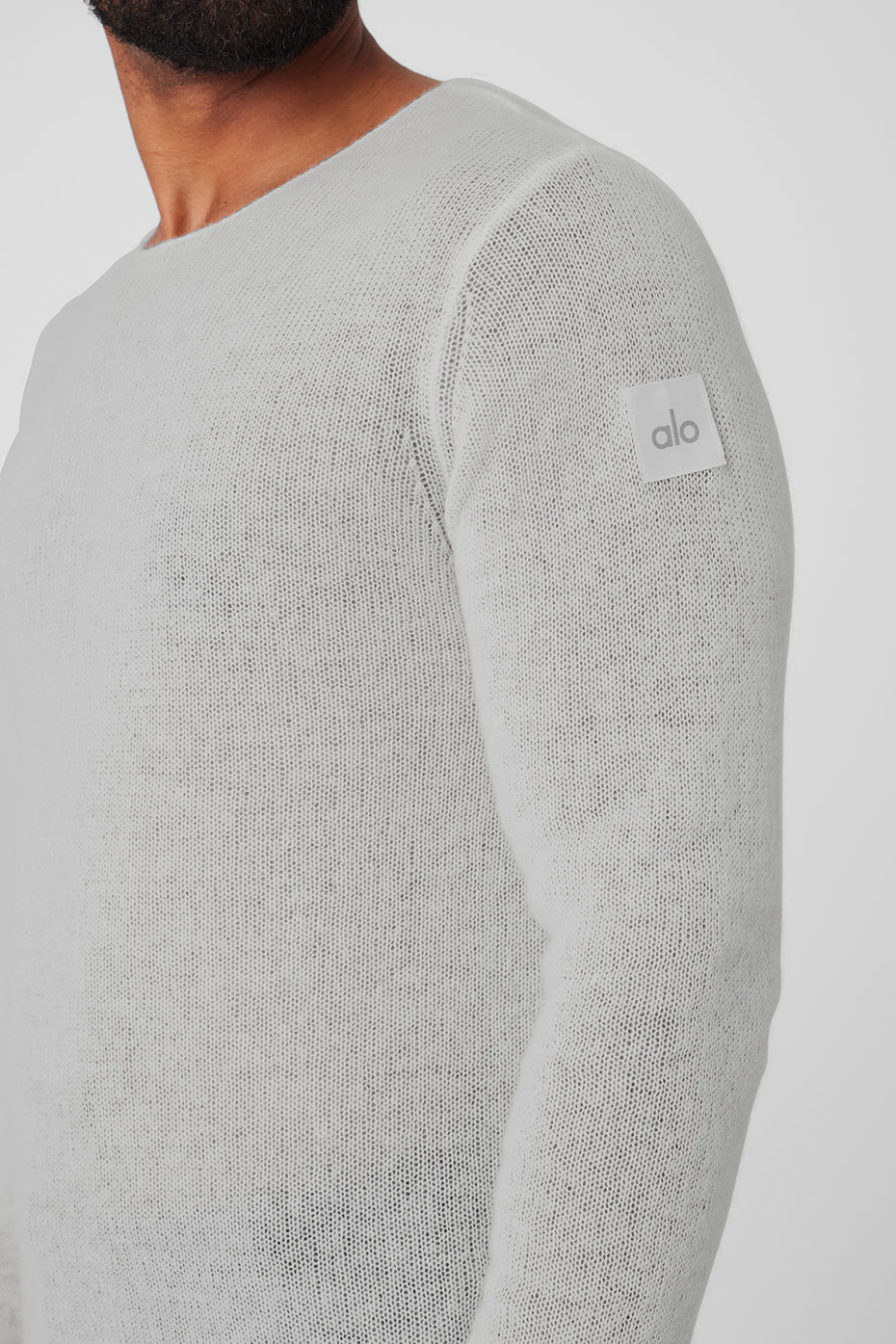 Cashmere Reform Long‑Sleeve — Dove Grey Heather