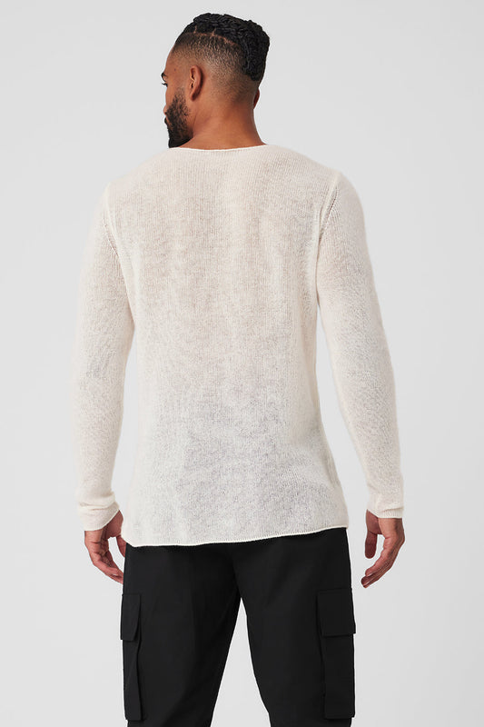 Cashmere Reform Long‑Sleeve — Ivory