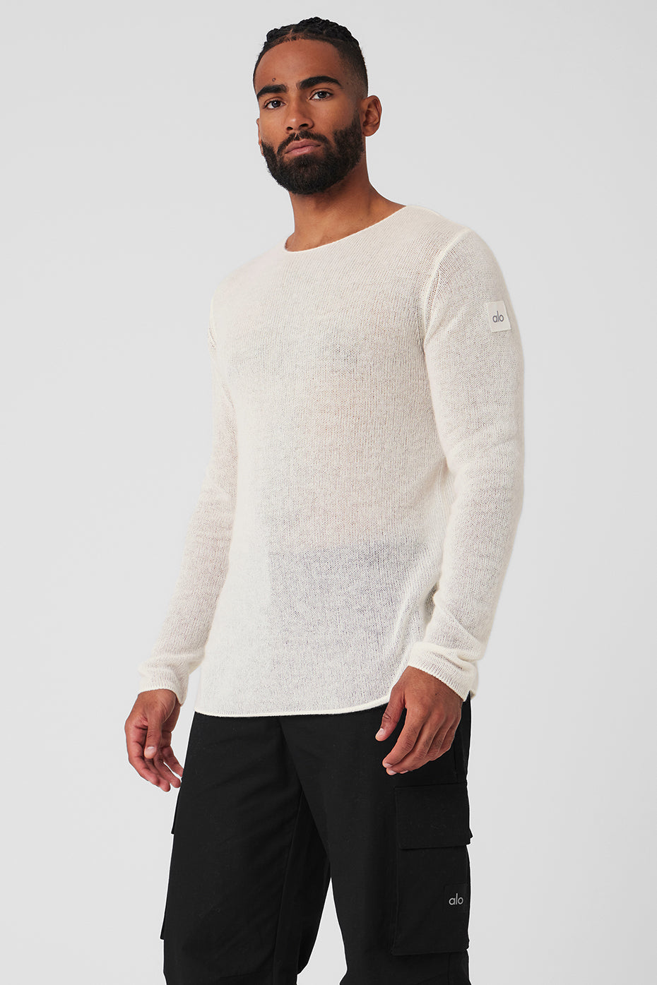 Cashmere Reform Long‑Sleeve — Ivory