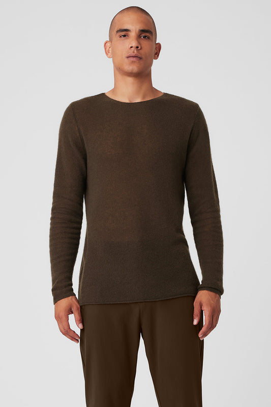 Cashmere Reform Long‑Sleeve — Espresso