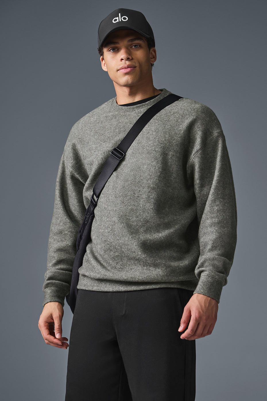 Triumph Restore Crew Neck Sweatshirt — Grey Triblend