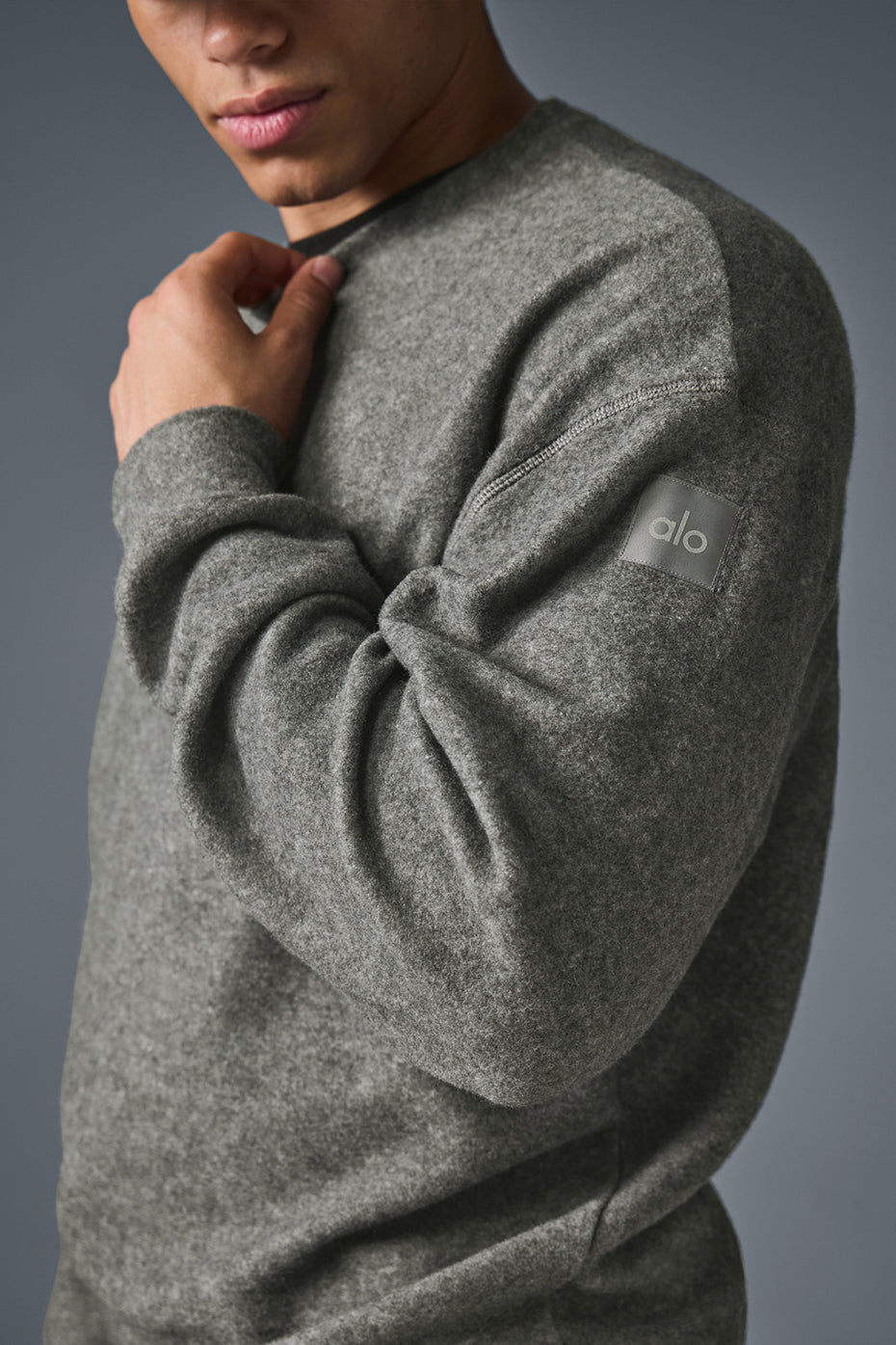 Triumph Restore Crew Neck Sweatshirt — Grey Triblend
