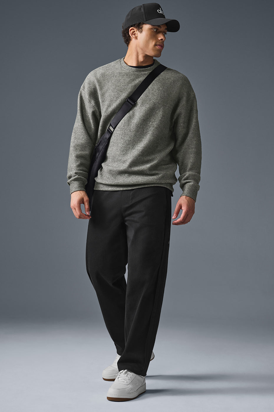 Triumph Restore Crew Neck Sweatshirt — Grey Triblend