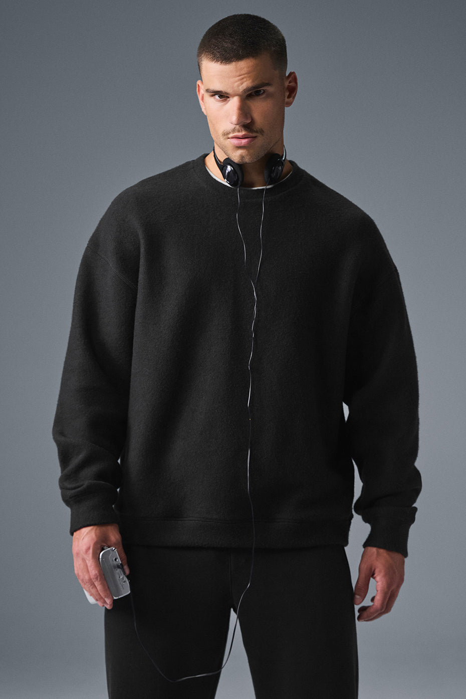Triumph Restore Crew Neck Sweatshirt — Black