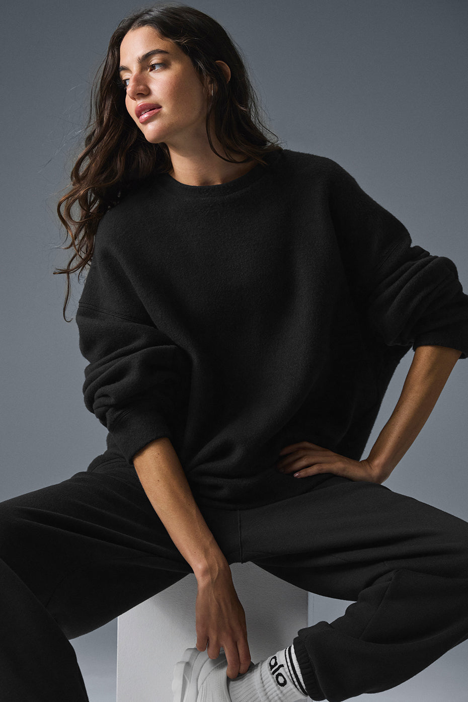 Triumph Restore Crew Neck Sweatshirt — Black