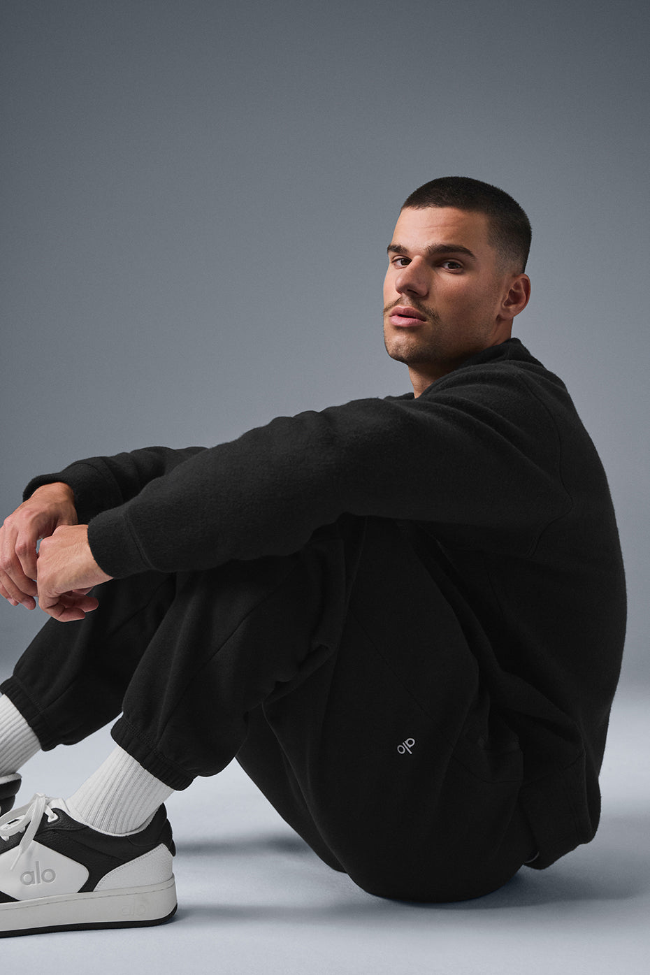 Triumph Restore Crew Neck Sweatshirt — Black