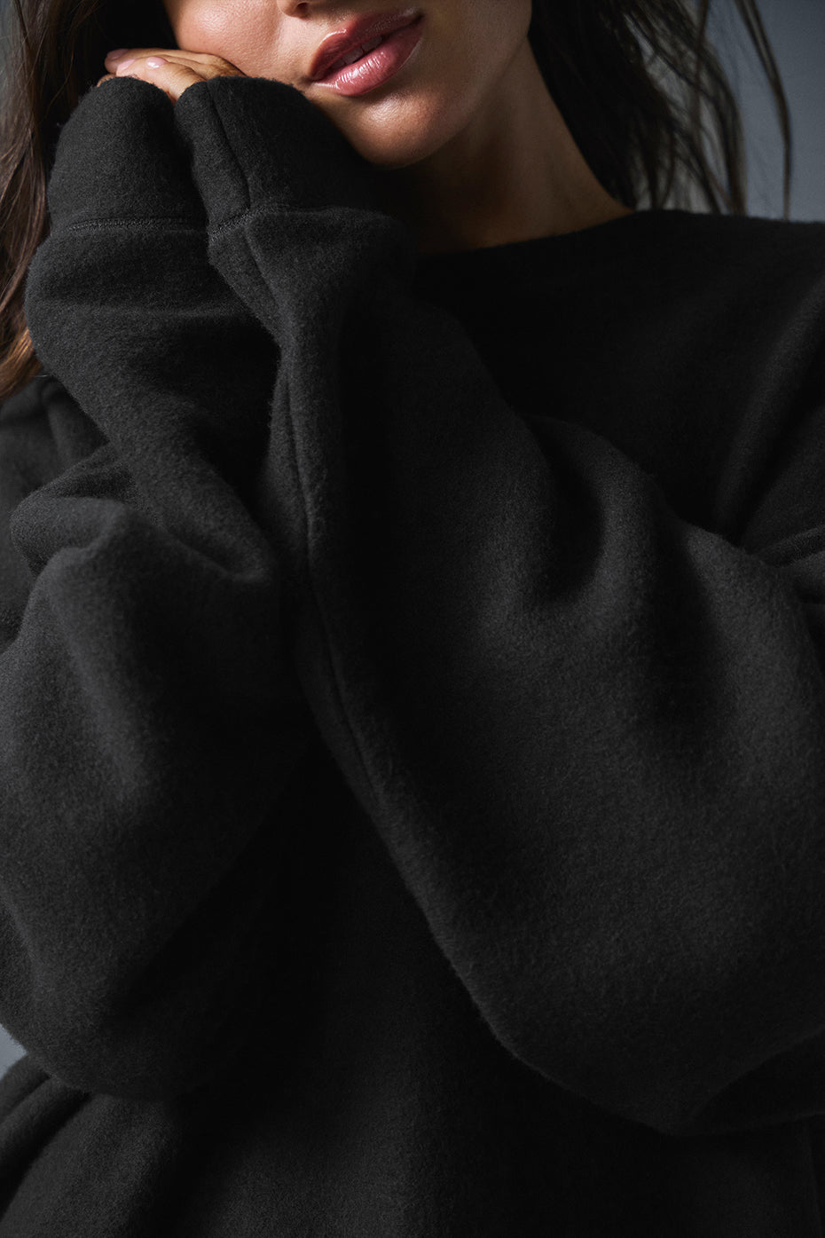 Triumph Restore Crew Neck Sweatshirt — Black