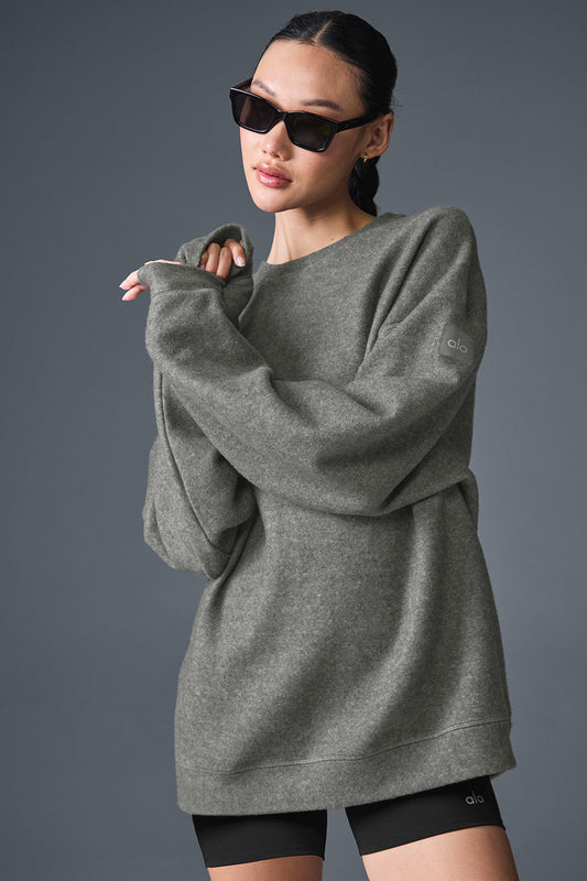 Triumph Restore Crew Neck Sweatshirt — Grey Triblend