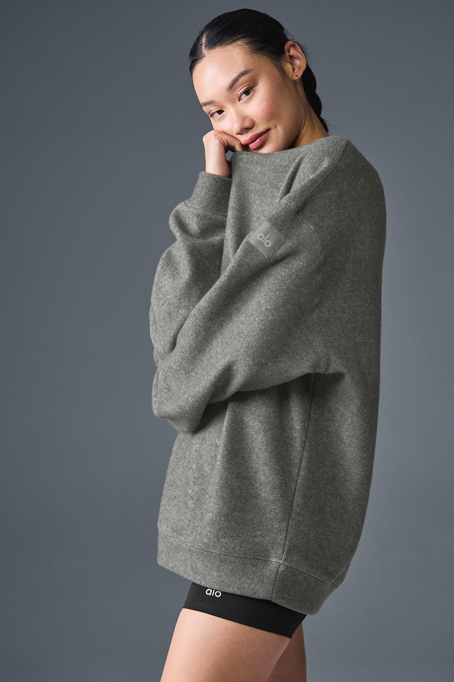 Triumph Restore Crew Neck Sweatshirt — Grey Triblend