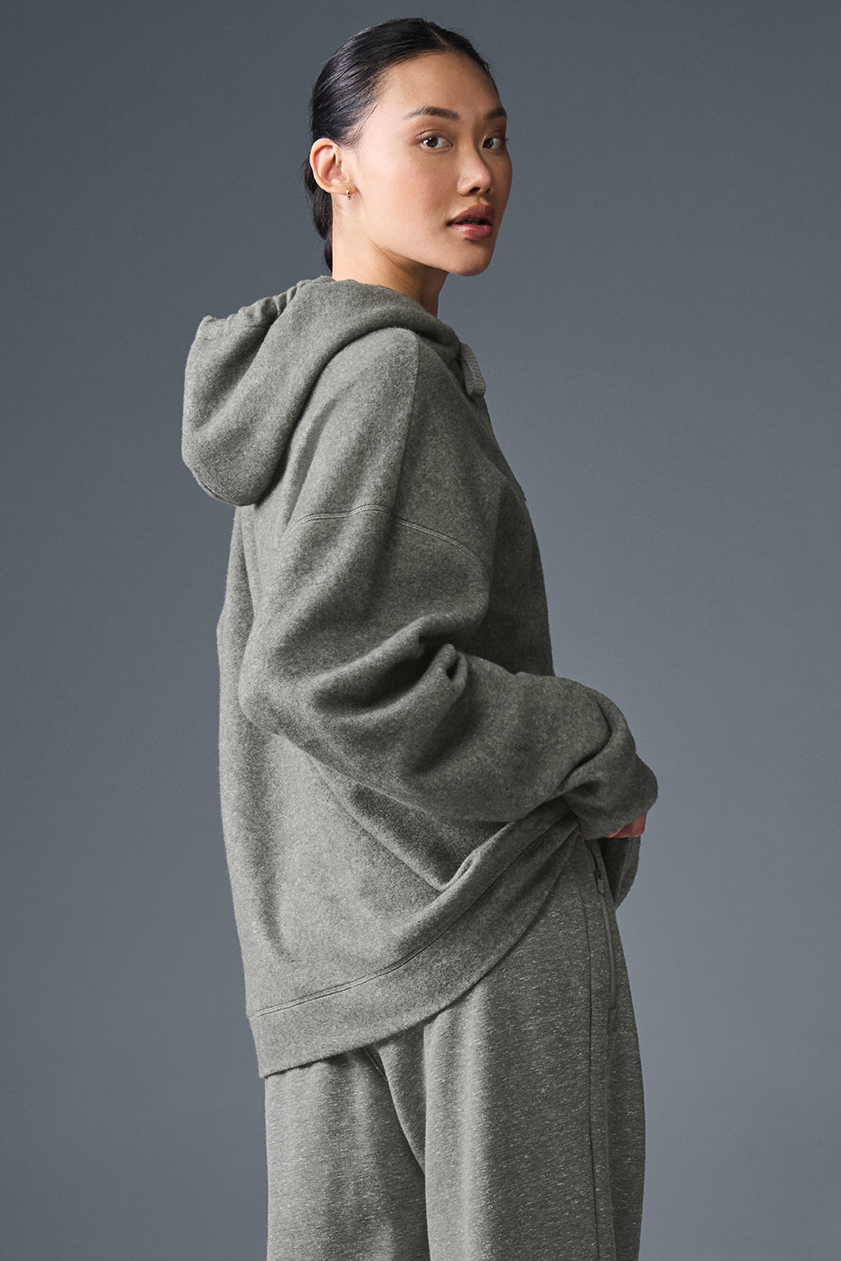 Triumph Restore Hooded Sweatshirt — Grey Triblend