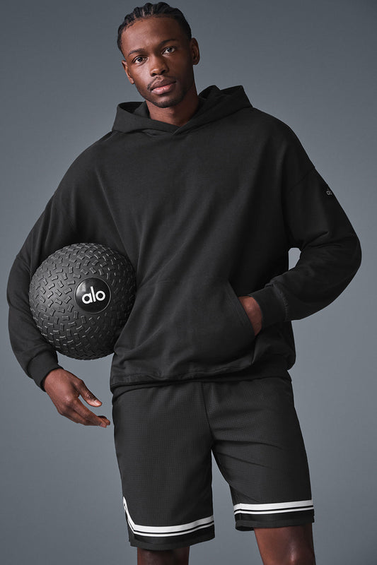 Double Take Hooded Sweatshirt — Black