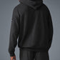 Double Take Hooded Sweatshirt — Black