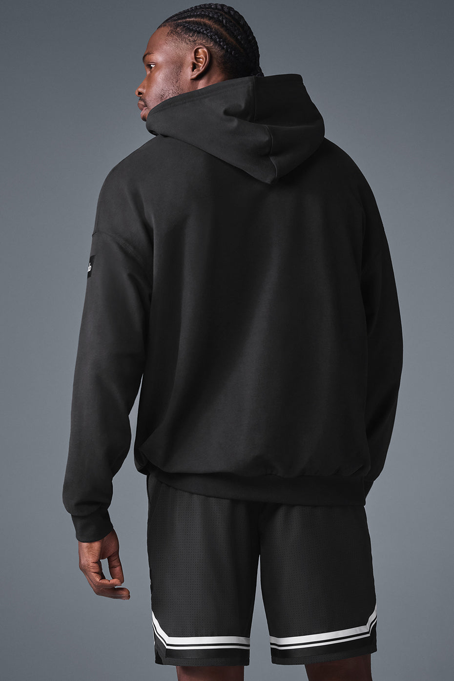 Double Take Hooded Sweatshirt — Black