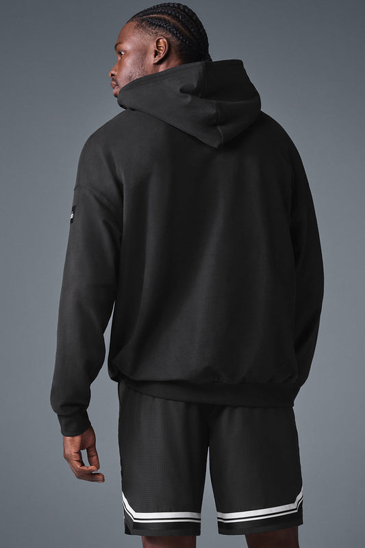 Double Take Hooded Sweatshirt — Black