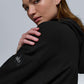 Double Take Hooded Sweatshirt — Black