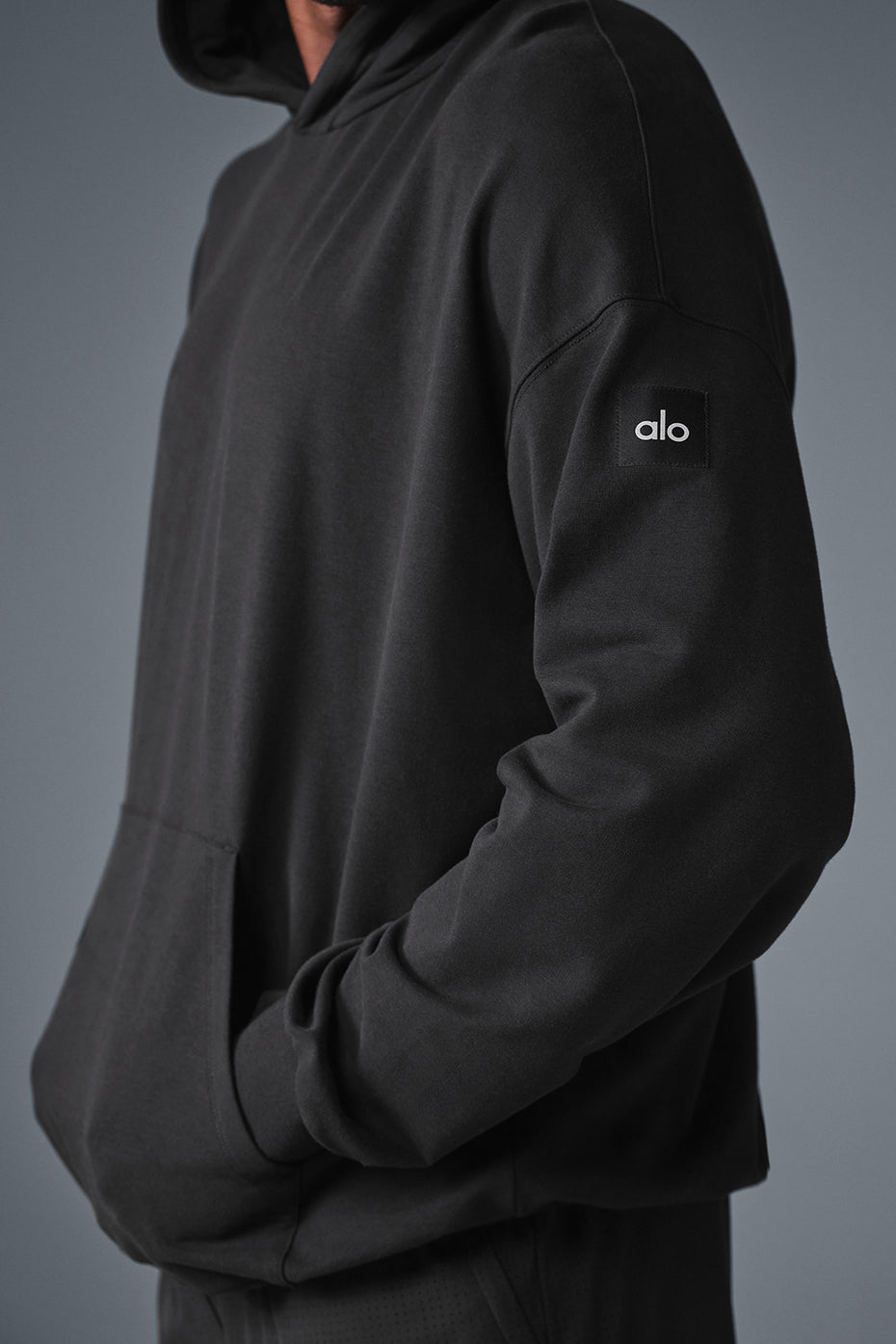 Double Take Hooded Sweatshirt — Black
