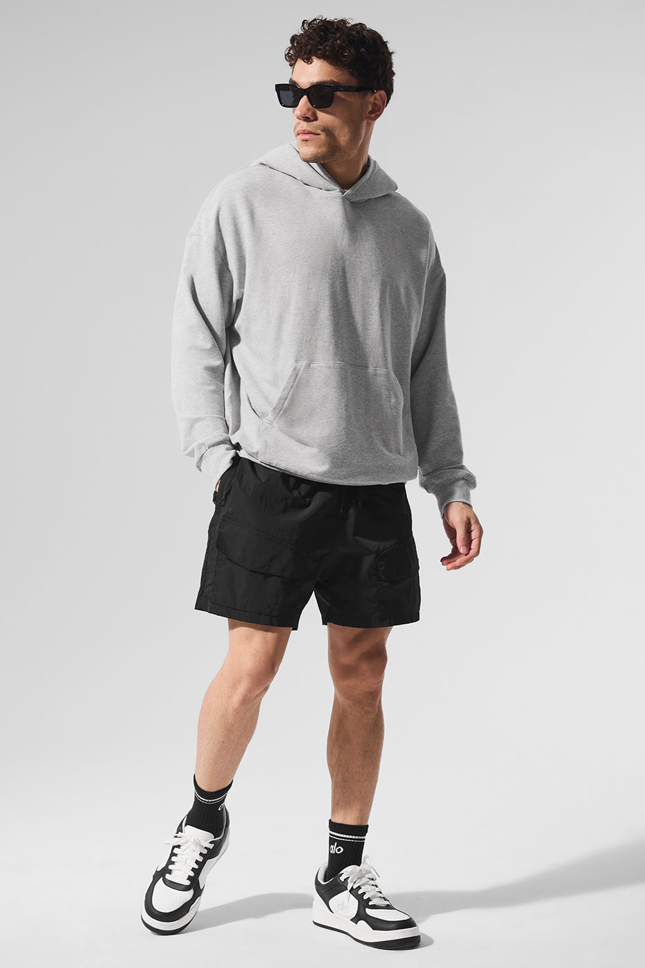 Double Take Hooded Sweatshirt — Athletic Heather Grey