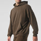 Double Take Hooded Sweatshirt — Espresso