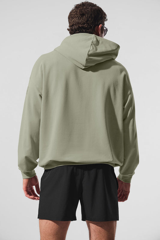 Double Take Hooded Sweatshirt — Limestone