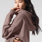 Double Take Hooded Sweatshirt — Mushroom