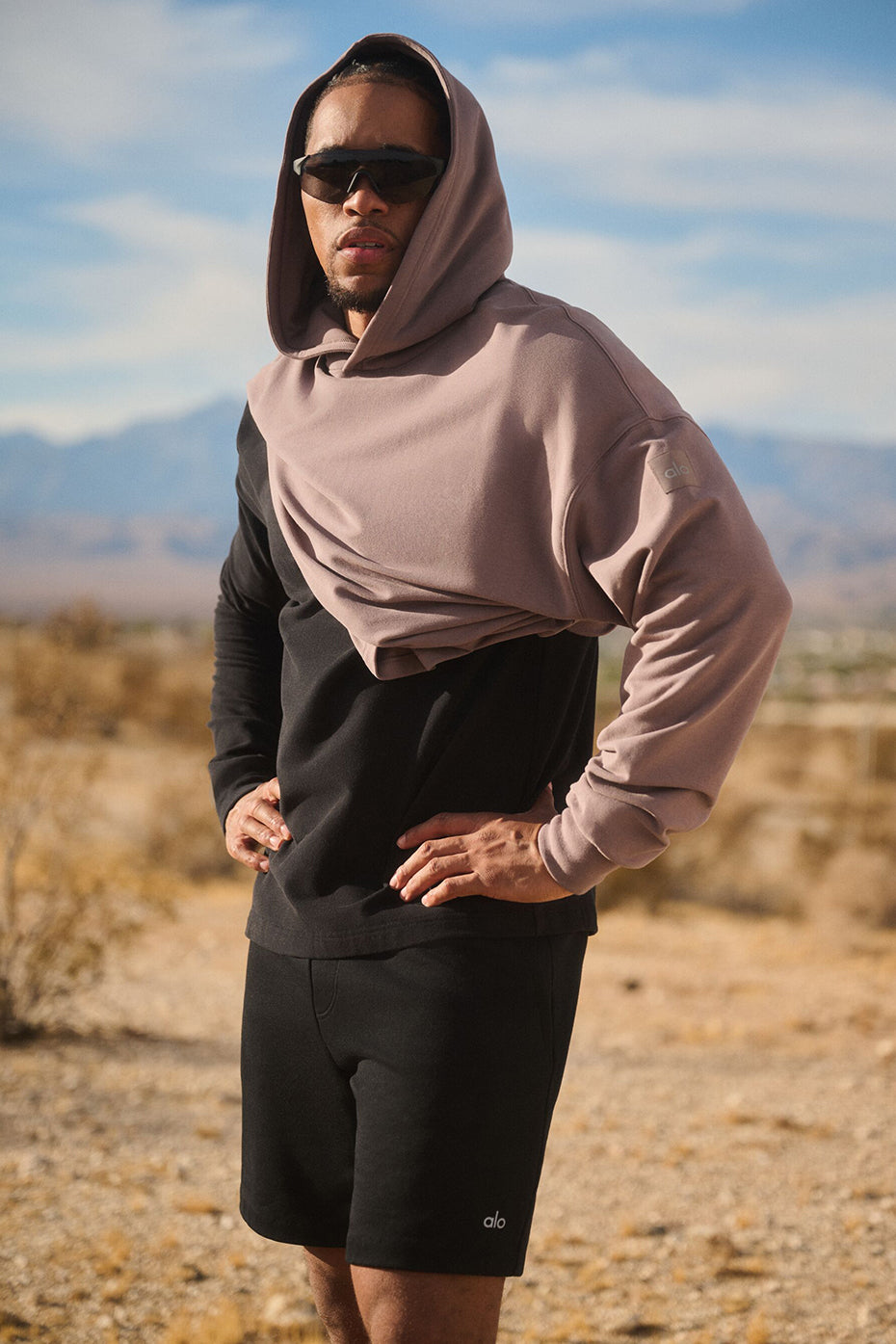 Double Take Hooded Sweatshirt — Mushroom