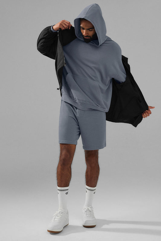 Double Take Hooded Sweatshirt — Steel Grey