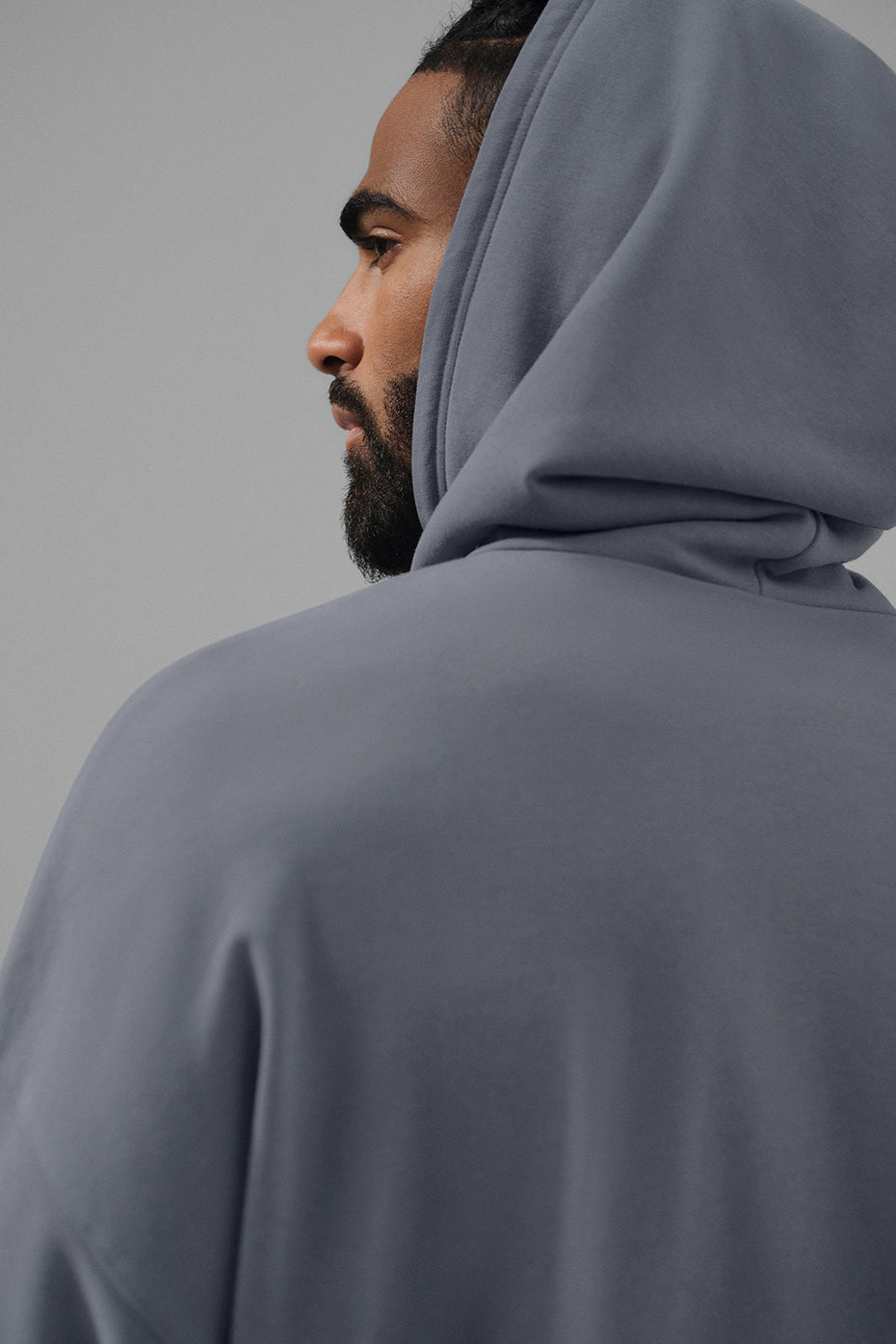 Double Take Hooded Sweatshirt — Steel Grey