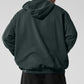 Double Take Hooded Sweatshirt — Charcoal Green