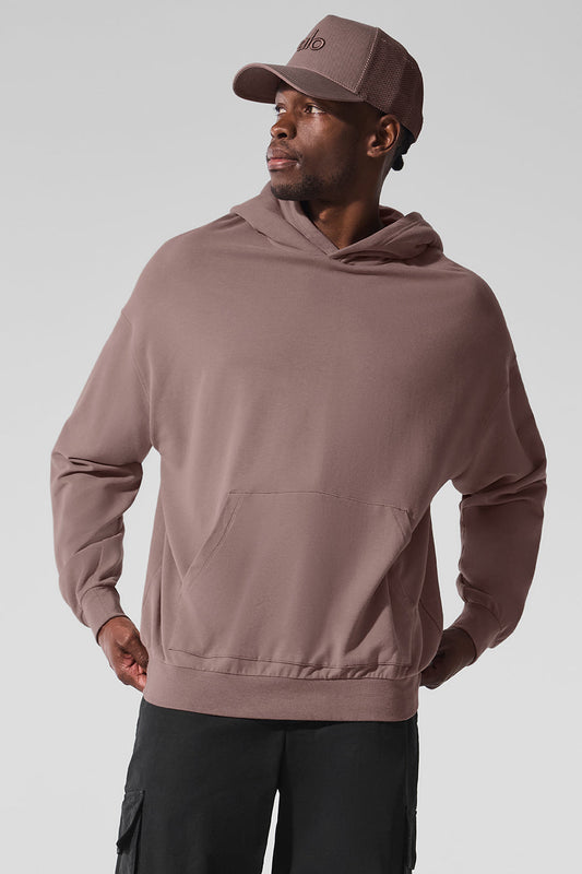 Double Take Hooded Sweatshirt — Mushroom