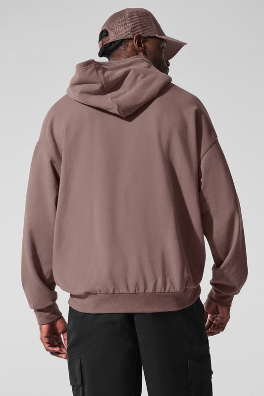 Double Take Hooded Sweatshirt — Mushroom